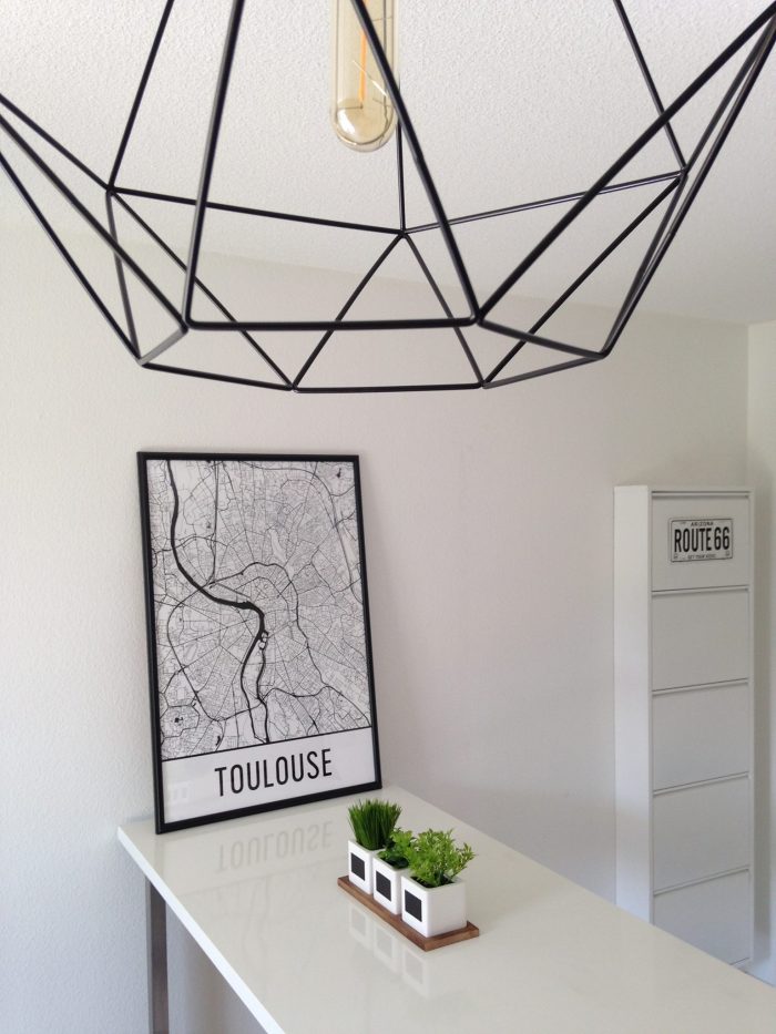Modern Map Art toulouse